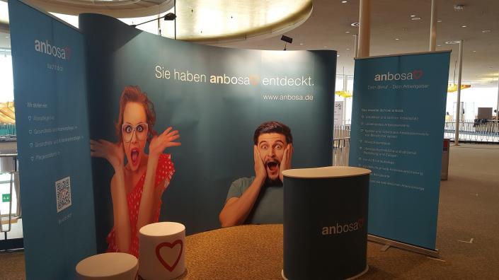 anbosa JOBMEDI Messestand