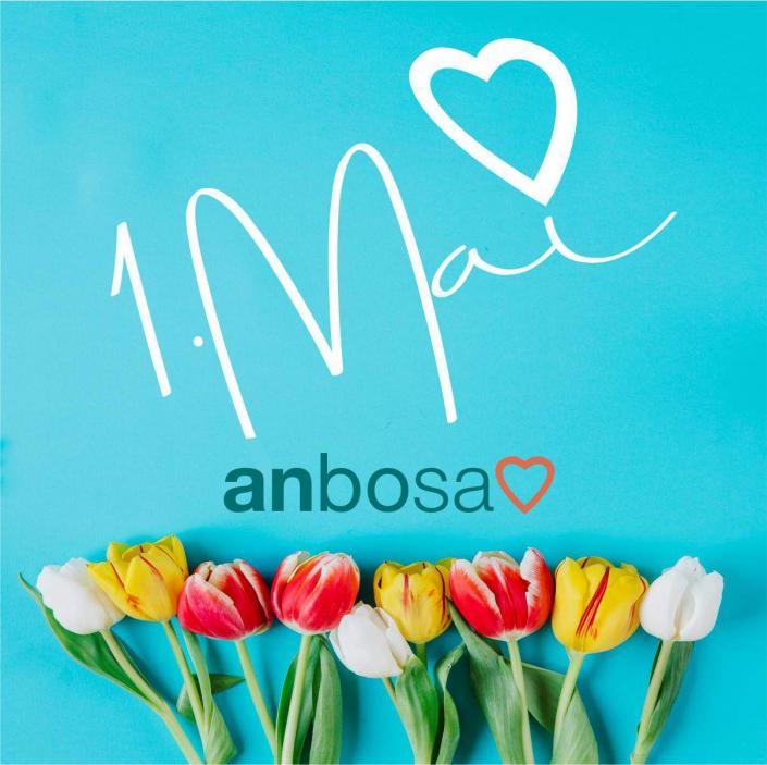 anbosa wünscht einen schönne 1. Mai