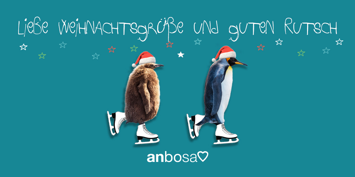 Liebe Weihnachtsgrüße und einen guten Rutsch